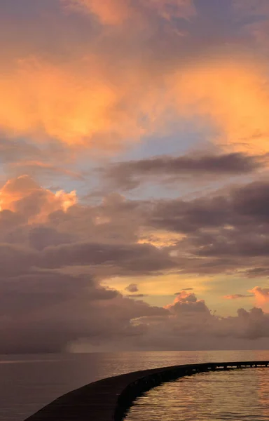 Martinique Die Malerische Stadt Sainte Anne Bei Sonnenuntergang Westindien — Stockfoto