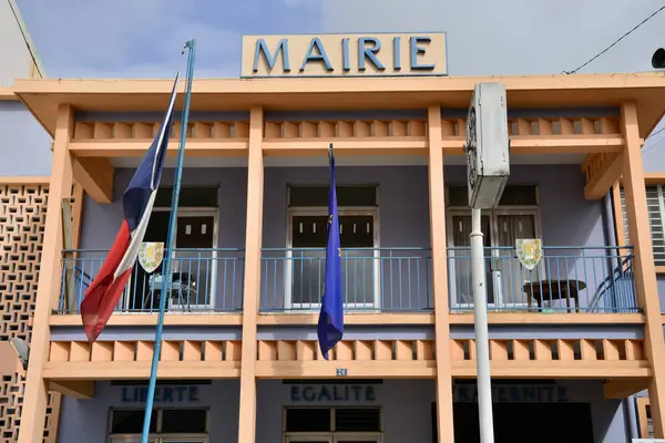 Martinique Het Pittoreske Stadhuis Van Marin West Indië — Stockfoto