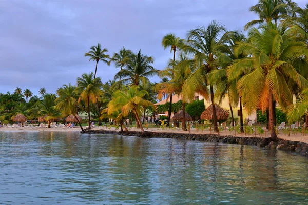 Martinique Picturesque City Sainte Anne Sunset West Indies — Stock Photo, Image