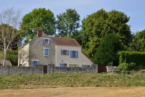 Ile France Het Pittoreske Dorpje Sailly — Stockfoto