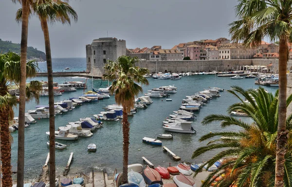 Croácia Cidade Velha Pitoresca Dubrovnik — Fotografia de Stock