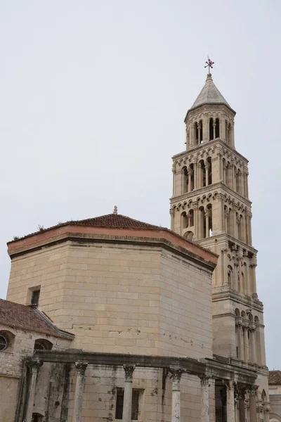Croazia Pittoresca Storica Cattedrale Spalato Nei Balcani — Foto Stock
