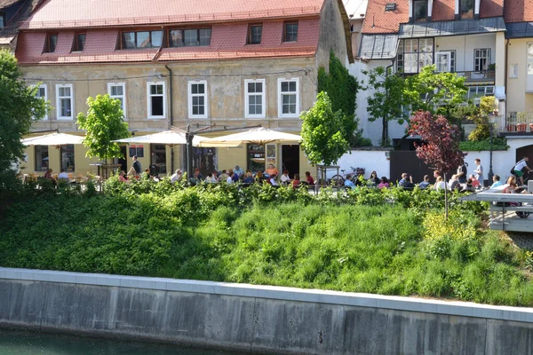 Slowenien Die Malerische Und Historische Stadt Ljubljana — Stockfoto