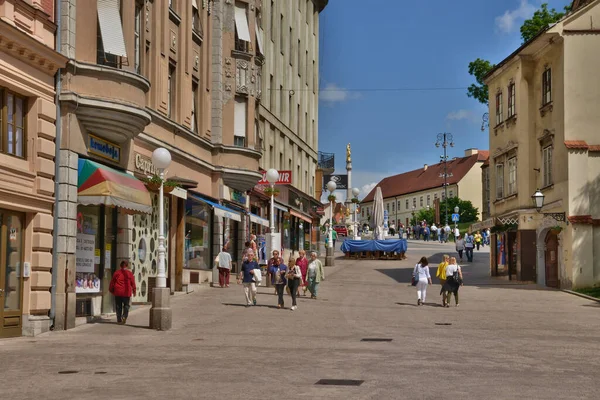 Хорватия Живописный Город Загреб Балканах — стоковое фото