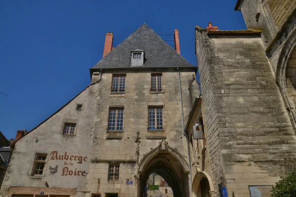 Γαλλία Γραφική Πόλη Της Charite Sur Loire Στη Βουργουνδία — Φωτογραφία Αρχείου