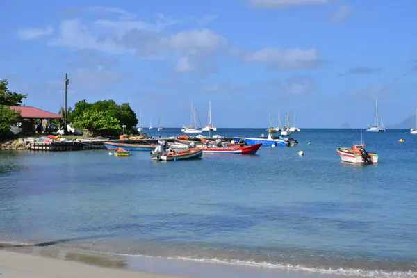 Martinique Den Pittoreska Staden Sainte Anne Västindien — Stockfoto