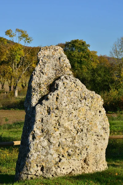 Frankrike Dolmen Byn Port Mort Normandie — Stockfoto