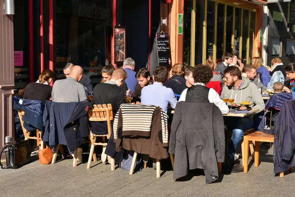 Normandie Listopad 2015 Restaurace Městě Rouen Seine Maritime — Stock fotografie