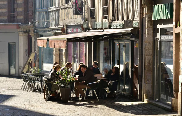 Normandie Listopad 2015 Restaurace Městě Rouen Seine Maritime — Stock fotografie