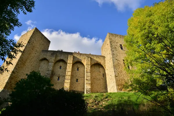 Ile France Pitoresco Castelo Chevreuse — Fotografia de Stock