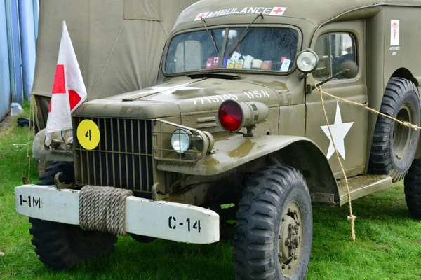 Ile France Old Gmc Military Truck Second World War Air — Stock Photo, Image