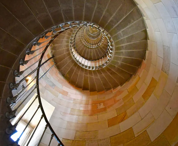 Saint Clement Des Baleines France September Tdecember 2016 Lighthouse Stairs — 图库照片