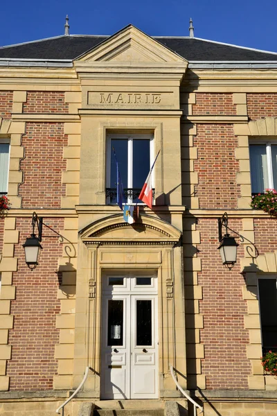 Ile France Mairie Pittoresque Mareil Sur Mauldre — Photo
