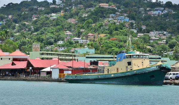 Pittoresque Ville Castries Sainte Lucie Dans Les Caraïbes — Photo