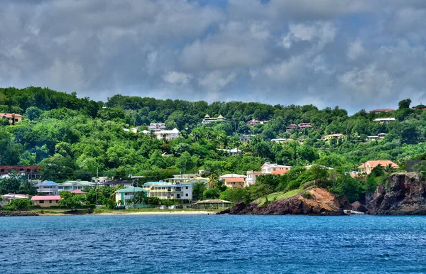 Den Pittoreska Staden Castries Saint Lucia Karibiska — Stockfoto