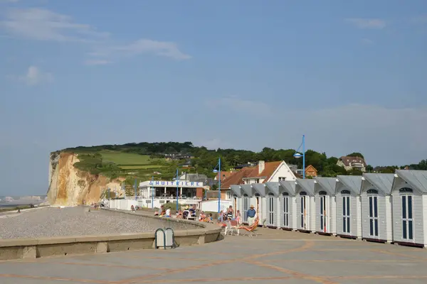 Frankrijk Het Pittoreske Dorpje Hautot Sur Mer Normandië — Stockfoto