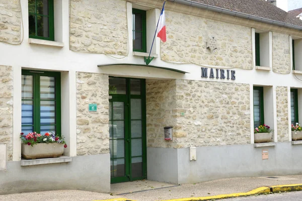 Ile France Radnice Svatého Martina Garenne — Stock fotografie