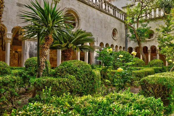 Croazia Vecchio Pittoresco Monastero Francescano Dubrovnik — Foto Stock