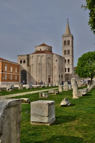 Kroatië Het Pittoreske Forum Van Zadar Balkan — Stockfoto