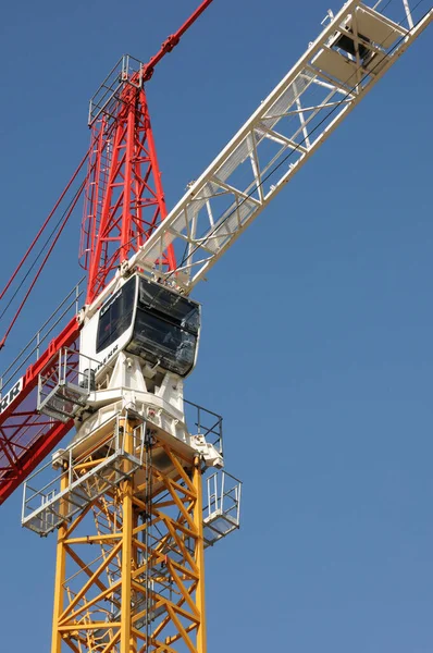 Crane Blue Sky France — Stock Photo, Image