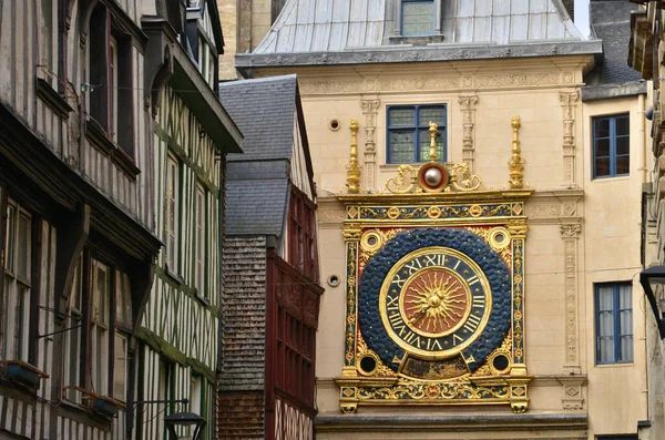 Normandie Picturesque Gros Horloge Rouen Seine Maritime — Stock Photo, Image