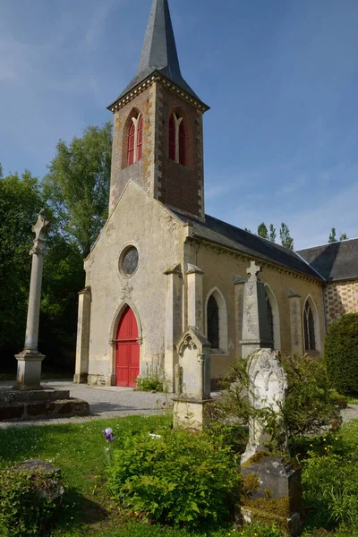 Frankrike Den Pittoreska Kyrkan Saint Germain Livet — Stockfoto
