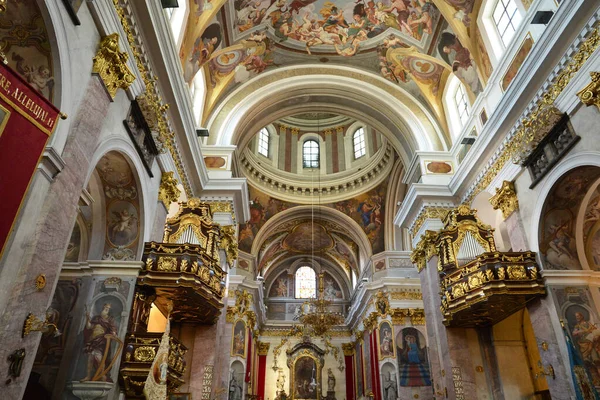 Slovénie Cathédrale Pittoresque Historique Ljubljana — Photo