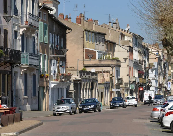 Γαλλία Γραφική Πόλη Tournus Στο Saone Loire — Φωτογραφία Αρχείου