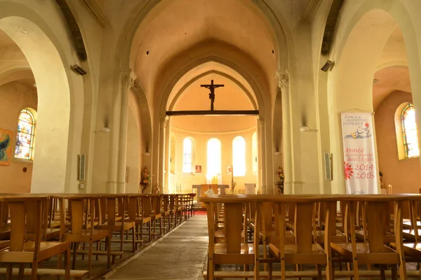 Franciaország Festői Marcigny Templom Saone Loire — Stock Fotó