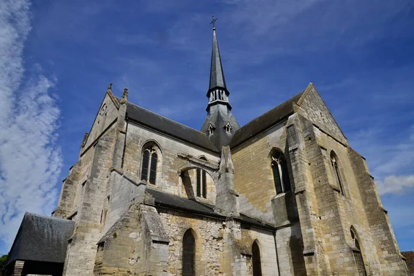 Les Andelys France August 2015 Saint Sauveur Church Petit Andelys — стокове фото