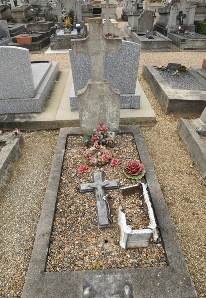 França Antiga Tumba Les Mureaux Cemetary — Fotografia de Stock