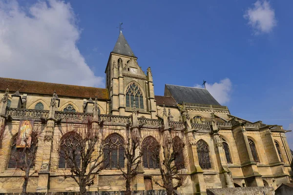 Triel Sur Seine Francia Marzo 2016 Chiesa Gotica Rinascimentale San — Foto Stock