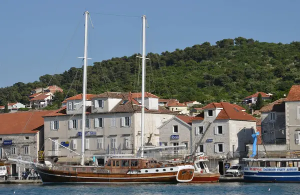 Kroatien Die Alte Und Malerische Stadt Trogir — Stockfoto