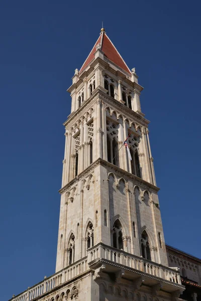 Croacia Antigua Pintoresca Catedral Pintoresca Trogir — Foto de Stock