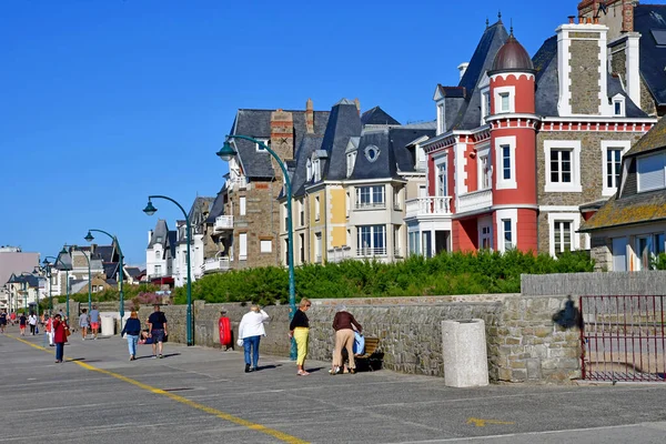 Saint Malo Frankrijk September 2020 Het Sillon Strand District — Stockfoto