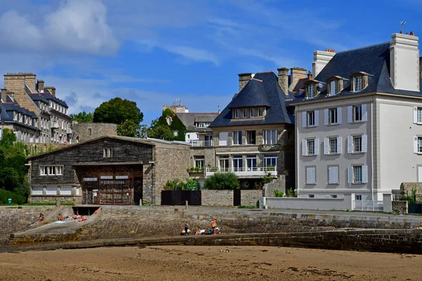 Saint Malo Francie Září 2020 Přístav Malebné Čtvrti Saint Servan — Stock fotografie
