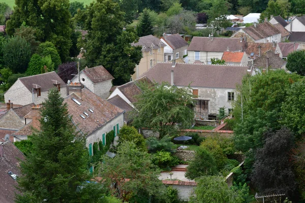 Blandy Les Tours Franciaország Augusztus 2020 Festői Falu — Stock Fotó