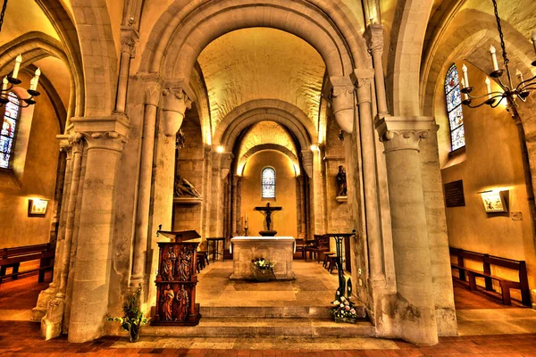 Verneuil Sur Seine France June 2020 Historical Saint Martin Church — Stock Photo, Image