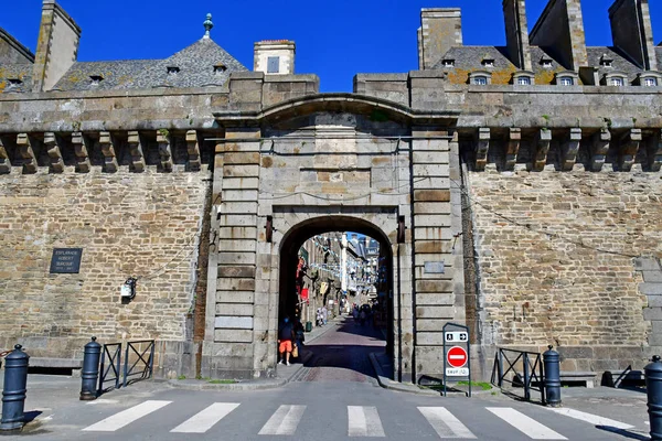 Saint Malo Francja Wrzesień 2020 Miasto Otoczone Murami — Zdjęcie stockowe