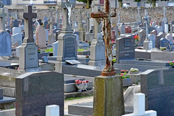 Saint Malo Francie Září 2020 Hřbitov — Stock fotografie