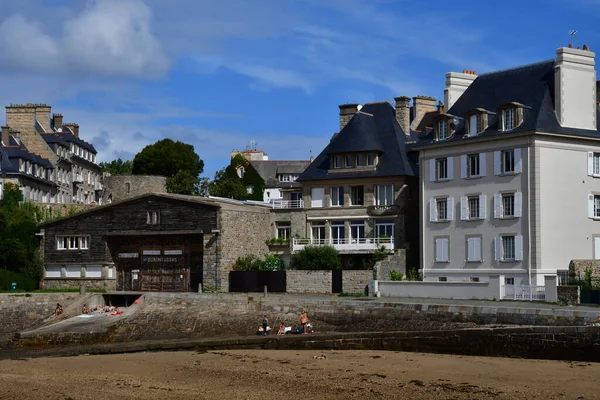 Saint Malo Fransa Eylül 2020 Resimli Saint Servan Bölgesi Limanı — Stok fotoğraf