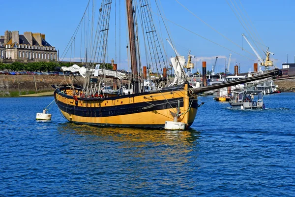 Saint Malo Francia Septiembre 2020 Renard Boat Último Barco Robert — Foto de Stock