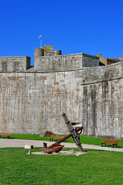 Saint Malo Fransa Eylül 2020 Duvarlarla Çevrili Şehir — Stok fotoğraf