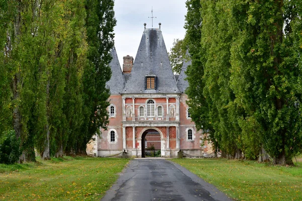 Radepont França Setembro 2020 Pitoresco Castelo Bonnemare Normandia — Fotografia de Stock