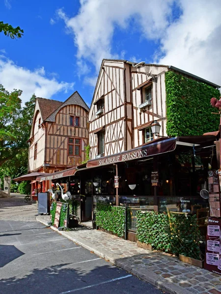 Provins Frankrijk Augustus 2020 Het Chatel Plein — Stockfoto