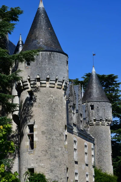 Montresor France Juillet 2020 Château Historique — Photo