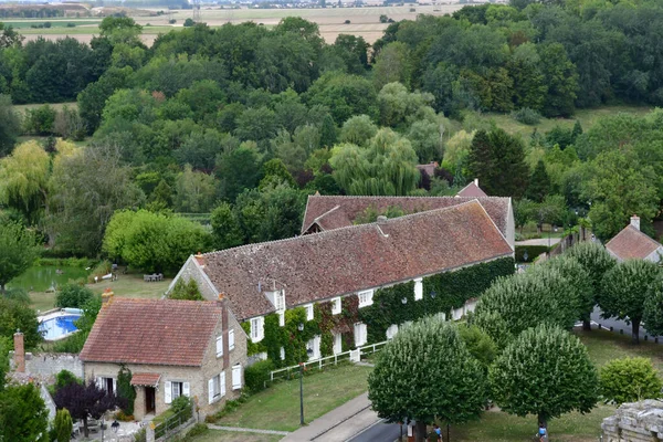 Blandy Les Tours France August 2020 Picturesque Village — 图库照片