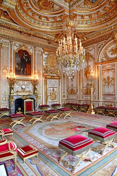 Fontainebleau Frankreich August 2020 Der Thronsaal Historischen Schloss — Stockfoto