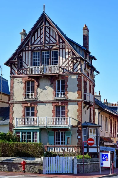 Houlgate Fransa Ekim 2020 Belle Epoque Eski Evi — Stok fotoğraf