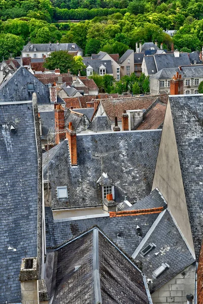 Loches Francia Julio 2020 Pintoresca Ciudad — Foto de Stock